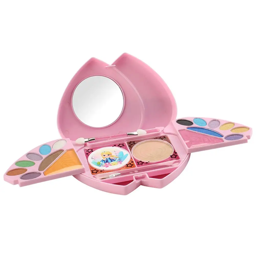 24Pcs Girls Makeup Set Cosmetic Case Kits Non-Toxic Christmas Gift Non Toxic Washable Safety Toys Foe Chiildren Makeup Set Toy