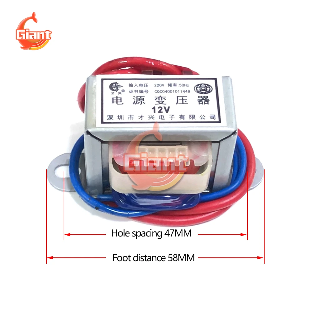 Power Transformer New AC220 To AC24/15/12/9/6V Power Transformer 2W Single Voltage 2-Wire Output AC-AC Step-Down Power