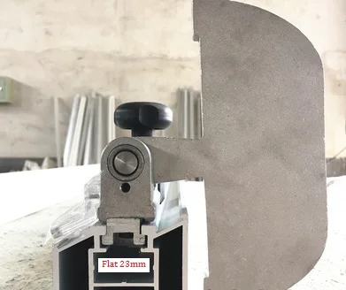 Flat 23mm Алюминиевый деревообрабатывающий раздвижной стол пила панель доска качели положение щелевой блок стоп стопор Масштабирование Лупа - Цвет: Flat 23mm
