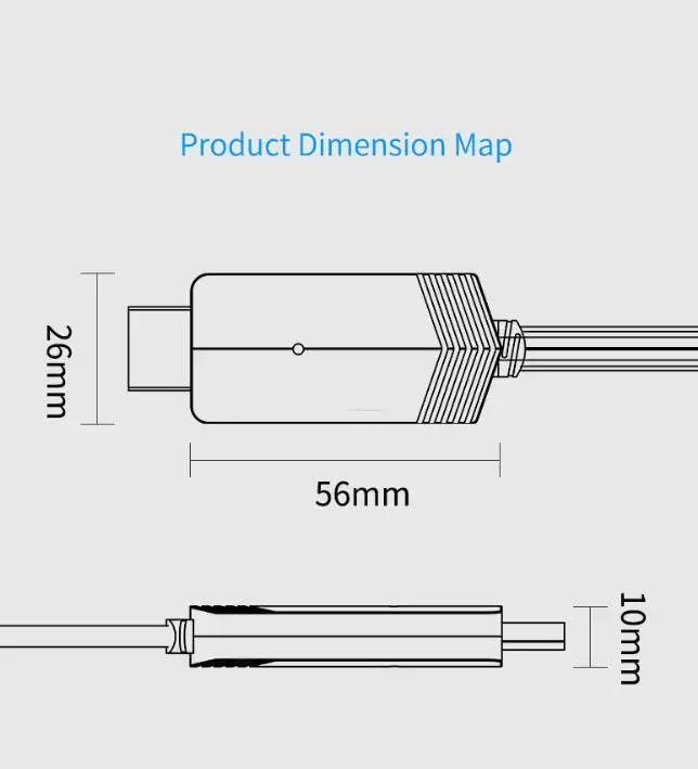 Koqit Mira экран ТВ-палка Micro usb Тип C кабель Plug Play зеркальное отображение экран для Android HD ТВ-адаптер HDMI потоковая передача Full 1080p