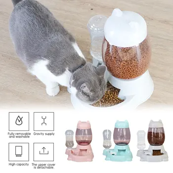 

2.2L Pet Automatic Feeder Dog Cat Drinking Bowl For Dogs Cat Feeding Large Capacity Dispenser Water Drinking Feeder Pet Supplies