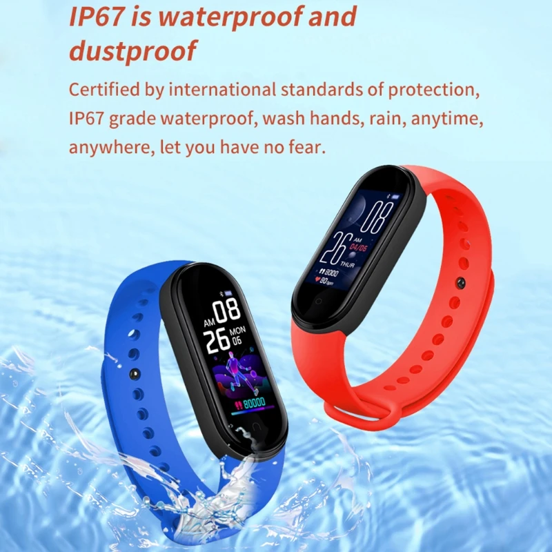 M5 Smart Watch Men Women Heart Rate Monitor Blood Pressure Fitness Tracker Smartwatch Band 5 Sport Watch smart watch