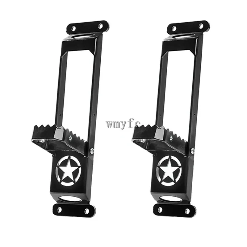 Наружные дверные панели подножки для Jeep Wrangler JK JL+ Настройка Звезды ног педали стальные дверные шаги альпинистский комплект