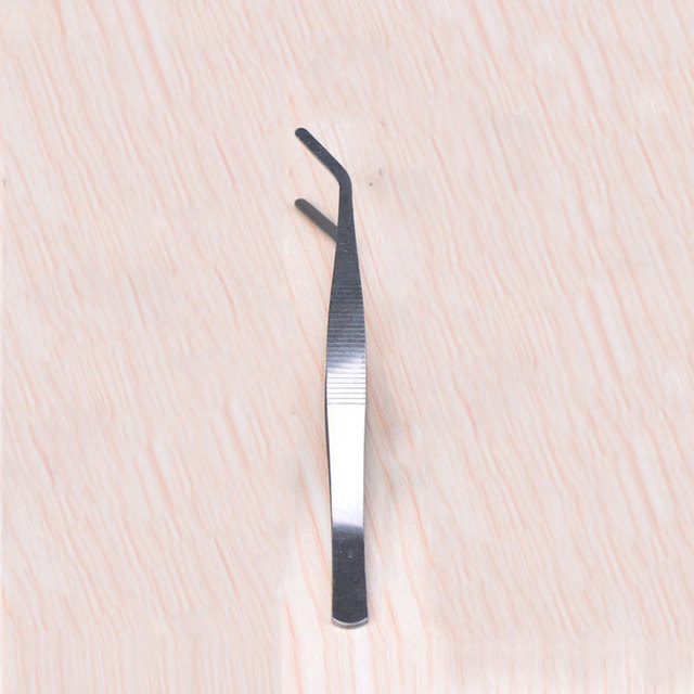Straight Curved Forceps Home Yard New Stainless Steel Micro Landscape Bonsai Tweezer Garden Tool Handwork DIY
