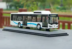 1/64 BYD K9 K8 12 м батарея электрический автобус белый Литье под давлением Модель Коллекция игрушка подарок