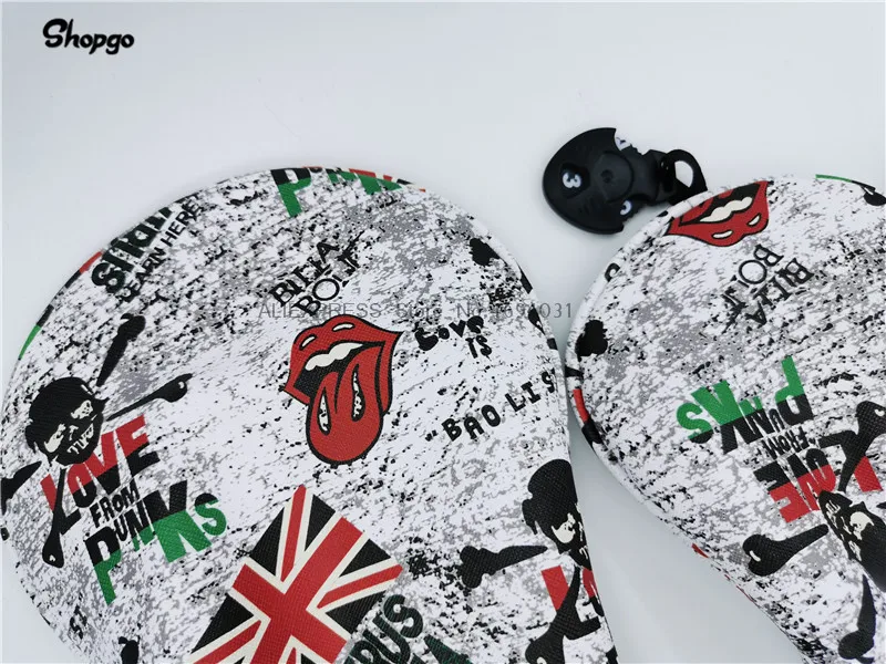UK Skull Golf полный набор головных чехлов для водителя фарватера Вудс гибридные утюги клюшки Чехлы талисман новинка подарок