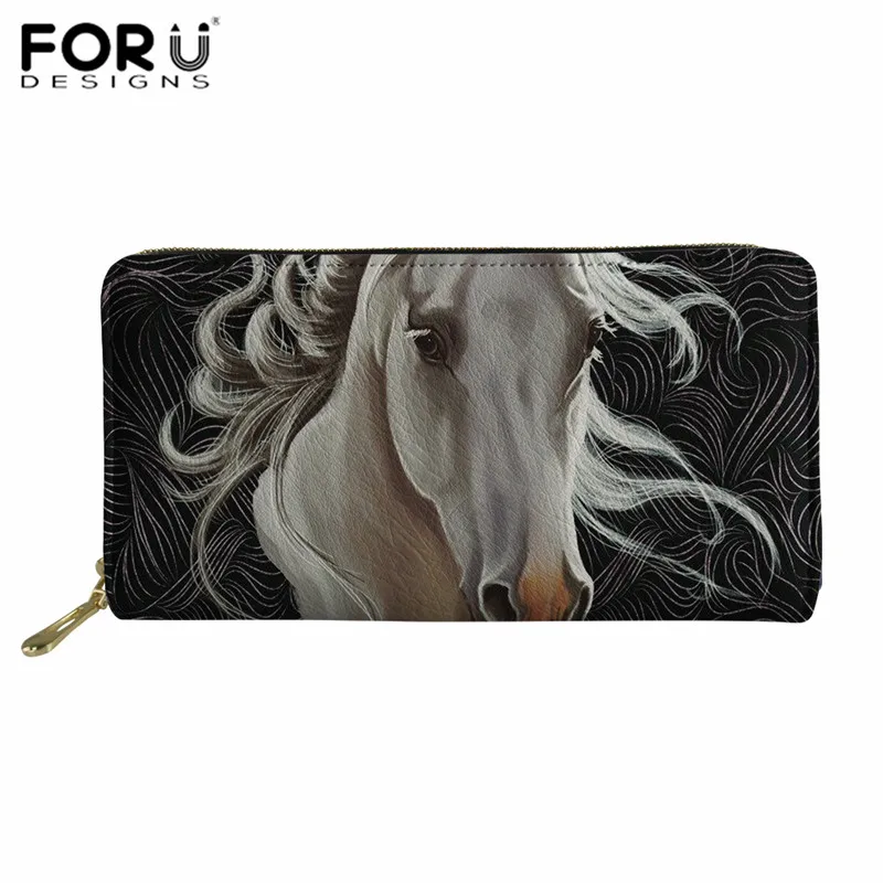 L4336Z21 FORUDESIGNS/длинный кожаный кошелек Crazy Horse для мужчин, Роскошный кошелек-органайзер для карт, Забавный женский кошелек с сумкой для монет, вечерние клатчи - Цвет: L4336Z21