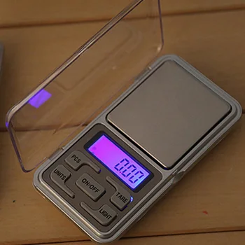 

Mini Digital Scale High Accuracy Backlight Electric Pocket Jewelry Gram Weight Measuring Tool