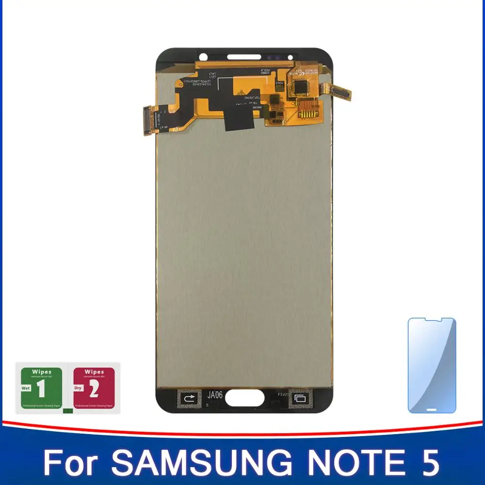 Высококачественный ЖК-дисплей 5 7 дюйма для Samsung Galaxy NOTE N920 N920F N920C сменная Сенсорная