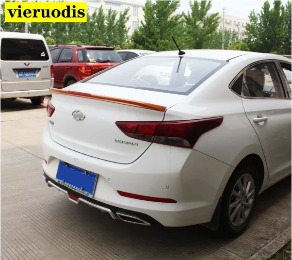 Спойлер для заднего крыла автомобиля Verna accen 2017 из АБС-пластика спойлер