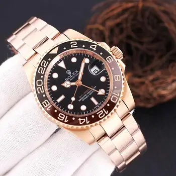 

Rolex-GMTAAA Fashion Trend Men's Multifunctional Stainless Steel Nautilus Automatic Date Mechanical Watch AAAA Watch