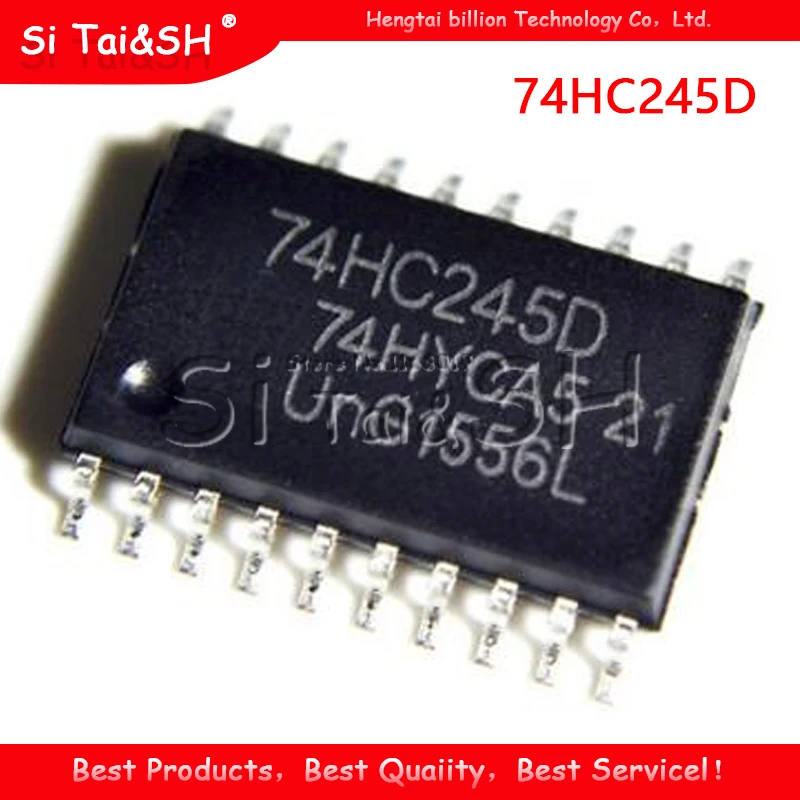 10PCS 74HC245D SOP20 74HC245 SOP SN74HC245DWR SMD new and original IC | Электронные компоненты и принадлежности