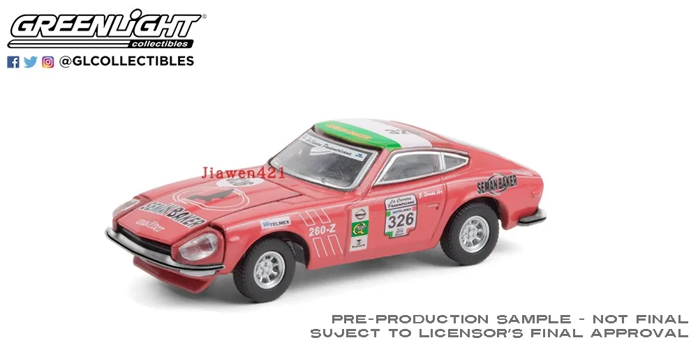 Модель автомобиля из сплава Datsun 260Z 3 1974 # GL 1:64 326 Литые металлические игрушки
