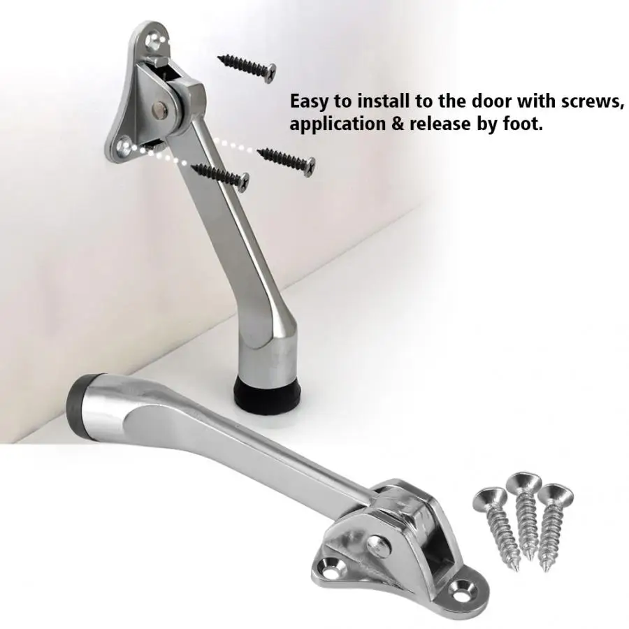 

Wall Protector Door Stop Kick Down Home Door Rubber Buffer Door Mounted Stopper