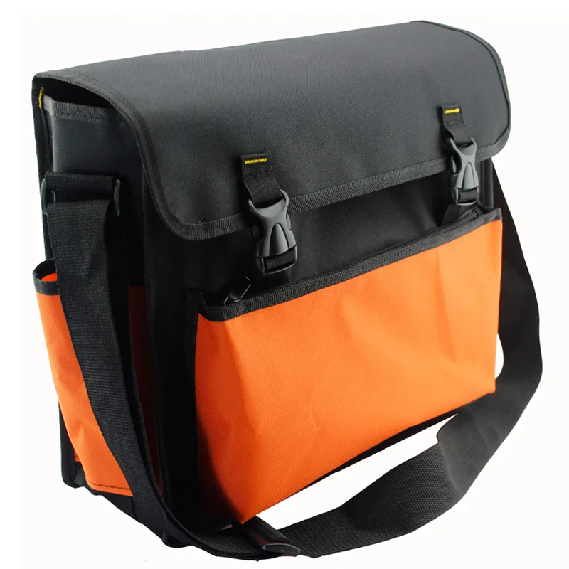 

Guang One Toolkit Multi-functional China Telecom Electrical Tools Bag Household Maintenance Shoulder Bag Thick Oxford Cloth Back