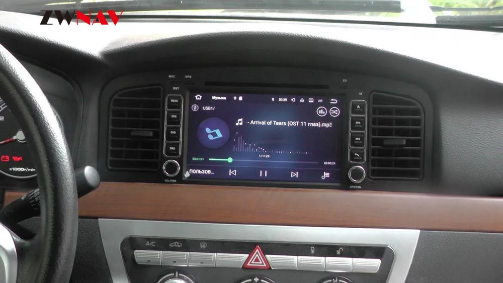 Автомобильный DVD плеер с GPS навигацией 2Din Android 10 для Lifan 620/solano 2008
