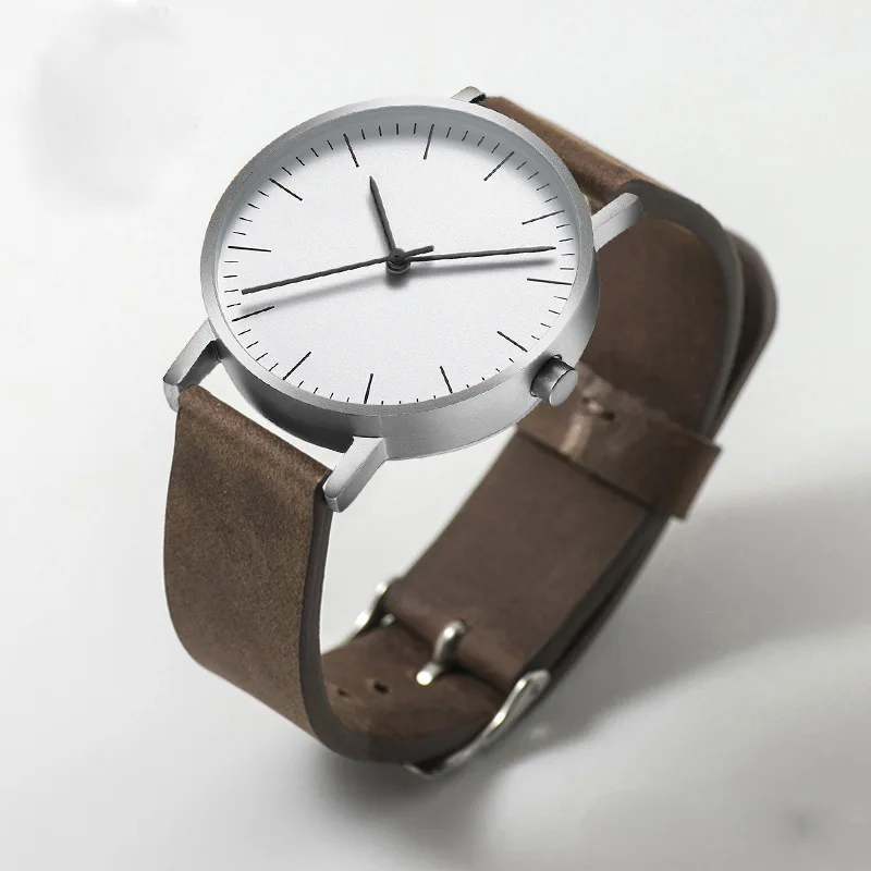

Genuine Product Ultra-Thin MEN'S Watch New Style Korean-style Fashion Students Waterproof Simple Watch Quartz Watch Men