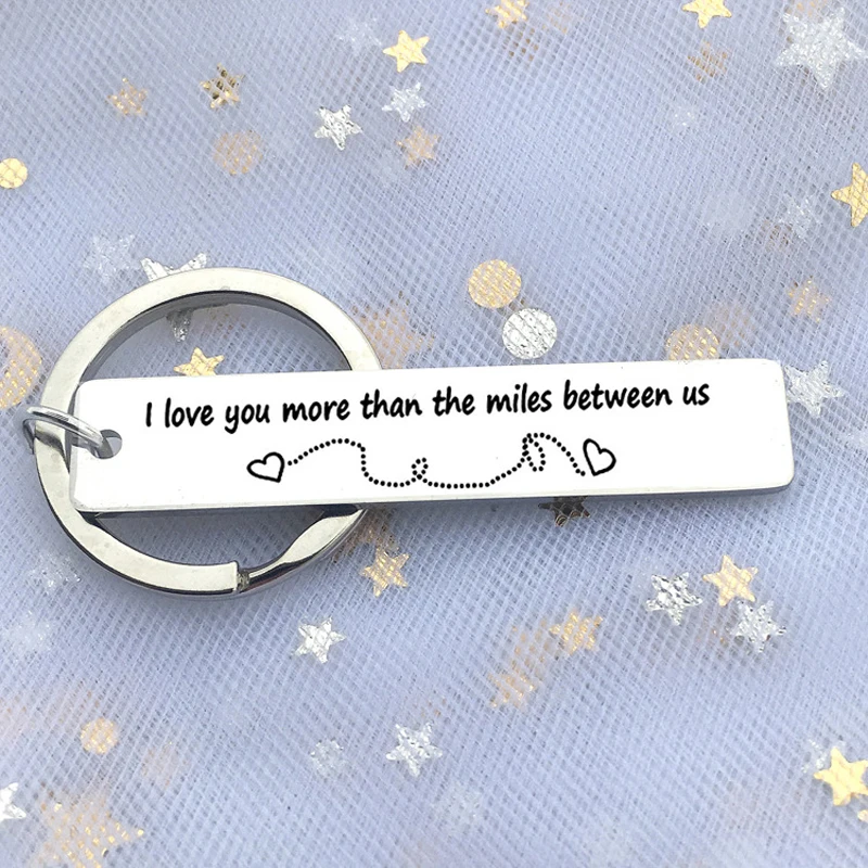 Ti Amo Di Più, Alla Fine Vinco Portachiavi In Acciaio Inossidabile Regalo Per Fidanzata Fidanzato Per Il Regalo Di San Valentino - Foto 3