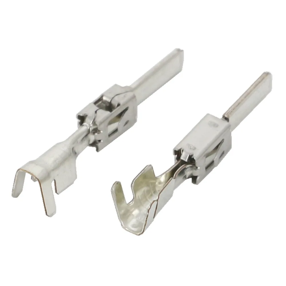 50 PCS 2.8/3.5mm 황동 주석 도금 전기 자동차 와이어 하네스 커넥터 배선 터미널 플러그 DJ623-E3.5AB/DJ615B-2.8*0.8A 2- 964300 -1