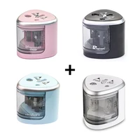 Variety of Models & Function Electric 2 Holes/2 In 1 Holes Pencil Sharpener Switch Pencil Sharpener Student Supplies Stationery 2