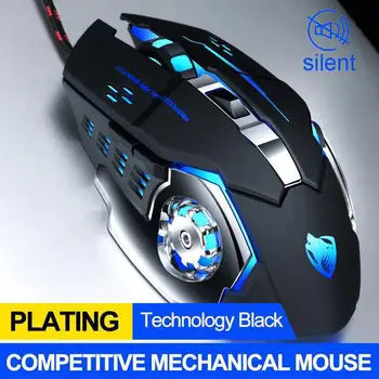 

Pro Gamer Gaming Mouse 133* 78 * 40 mm Adjustable Wired Optical LED Computer Mice USB Cable Silent Mouse for laptop PC