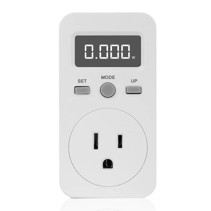 

GTBL Digital Power Meter Plug-In Socket Electric Wattmeter Energy Monitor
