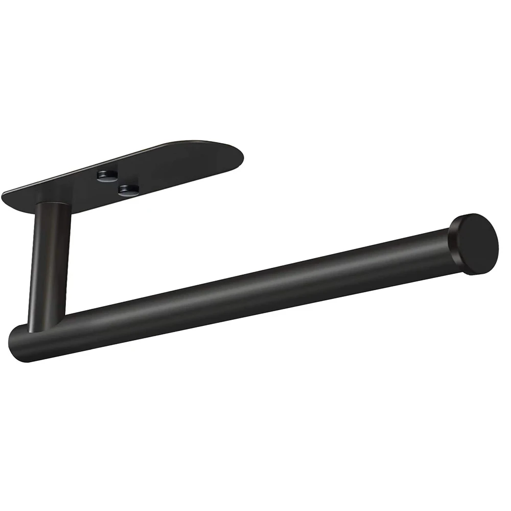 Stainless Steel Paper Towel Holder Self Adhesive Toilet Roll Paper Holder No Punching Kitchen Bathroom Lengthen Storage Rack paper towel holder towel rack toilet paper holder toilet paper rack toilet roll holder paper towel rack tissue holder