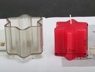 candle mold4 Пентаграмма шестиугольная форма формы для свечей ручной работы velas мульти размер формы для свечей ручная форма для украшения дома lz46 - Цвет: candle mold4