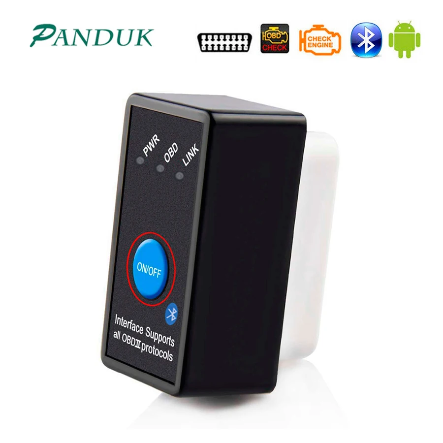 Диагностический сканер PANDUK OBD2 ELM327 V 1 5 Cad диагностический инструмент OBDII OBD 2 ODB II V1.5