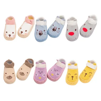 

Baby Girl Socks Baby Boys Girls Infant Autumn Cotton Cute Cartoon Socks Warm Anti Slip Floor Socks
