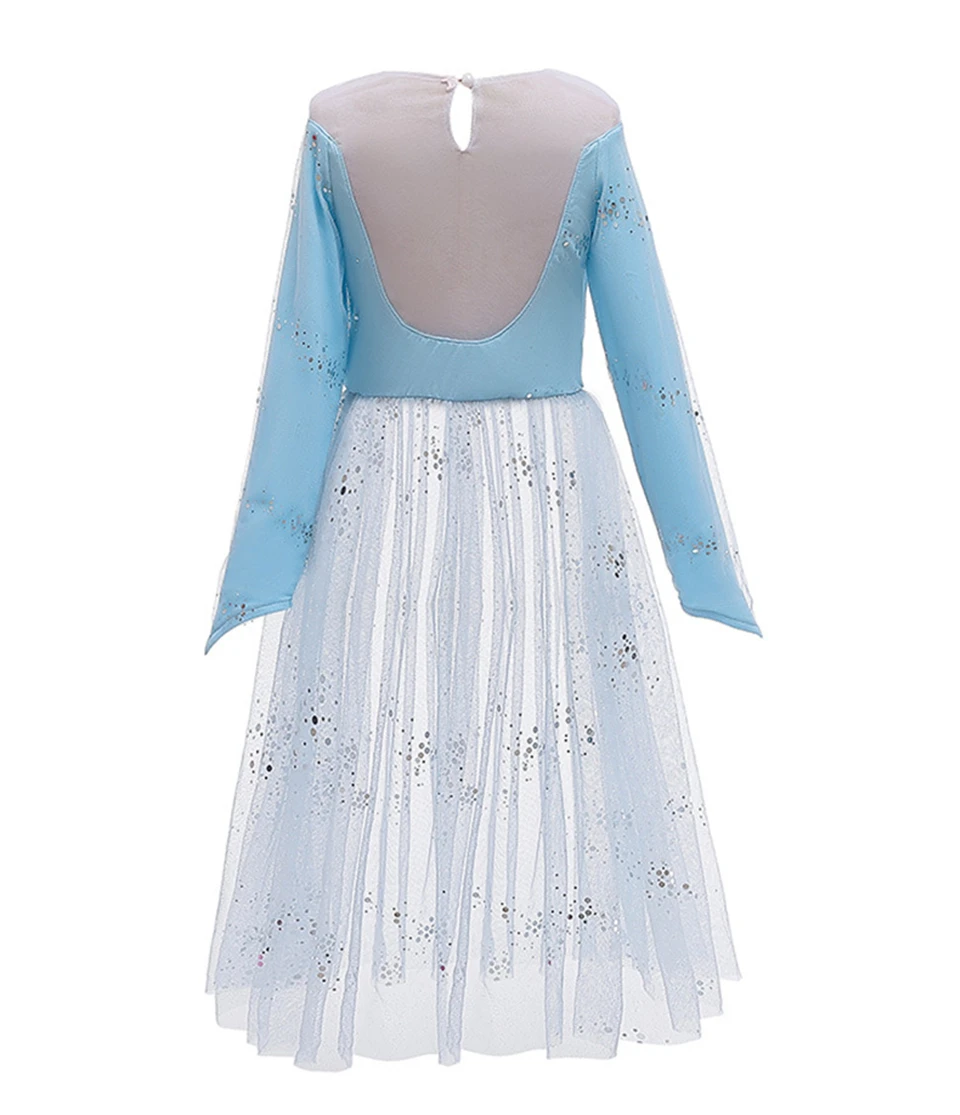 Нарядное платье Эльзы для девочек; платье Снежной Королевы 2; платье Анны и Эльзы; комплект одежды с леггинсами; Детский карнавальный костюм Эльзы на Хэллоуин