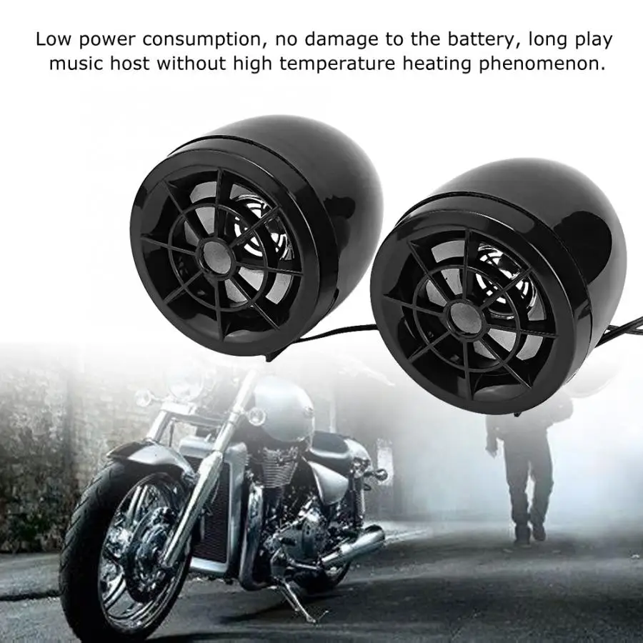 Сабвуфер автомобильный аудио Пара мотоцикл Bluetooth динамик с usb-портом зарядного устройства 9-16 в автомобильный динамик аксессуары automovil
