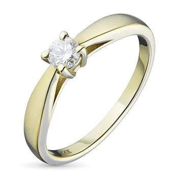 

Yellow gold ring with a diamond e0301kts03163800