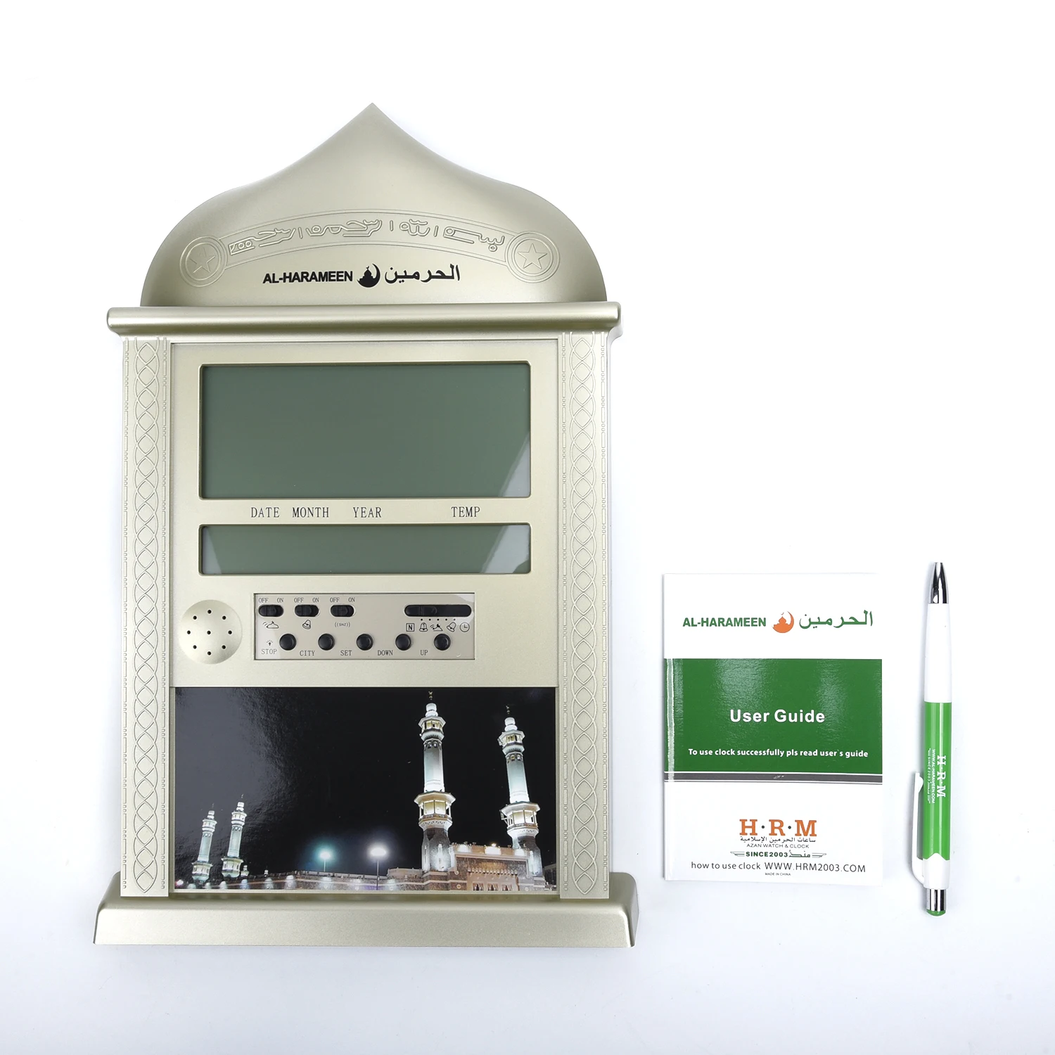 

LCD Digital Islamic Azan Athan Muslim Prayer Alarm Wall Table Clock Multifuction