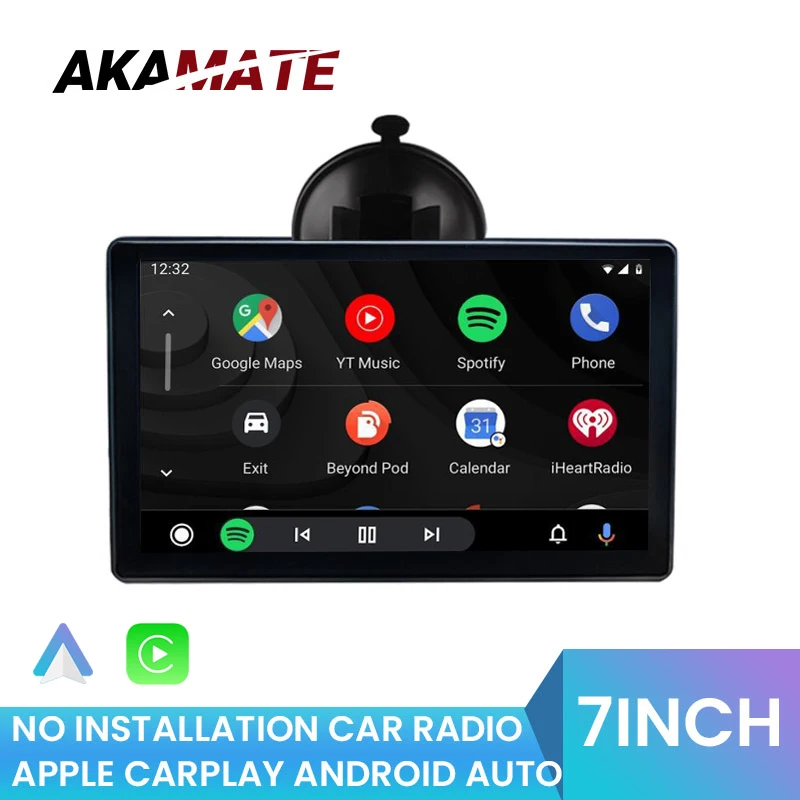Автомагнитола AKAMATE стерео-система под управлением Android с 7-дюймовым сенсорным