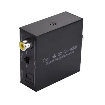 

Digital To Optical Converter Two-way Plug-and-play Audio Coaxial Adapter For DVD Speaker TV Store Exhibition