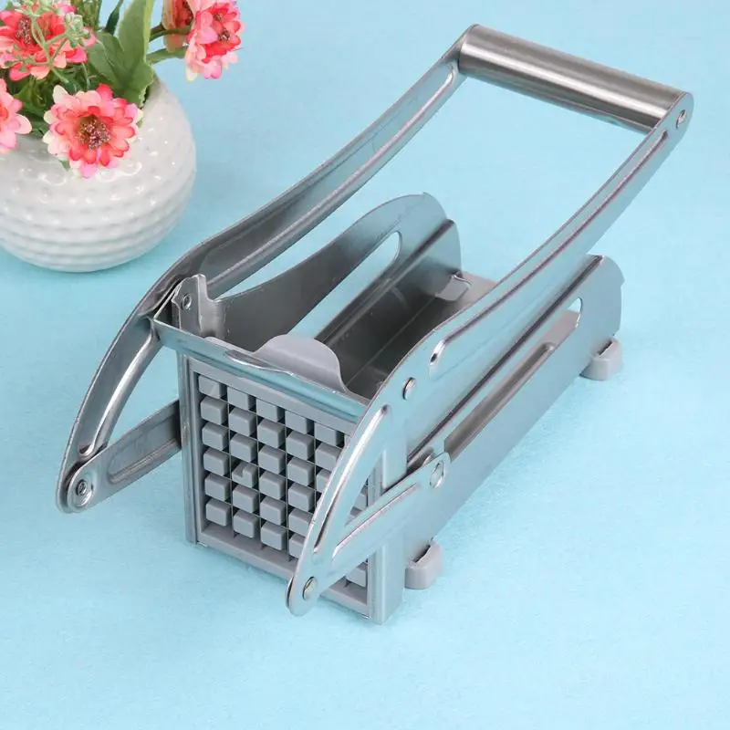 

Potato Chips Making Machine French Fries Cutter Potato Cutting Tool Kitchen Fruits Cucumber Slice Cutting Machine
