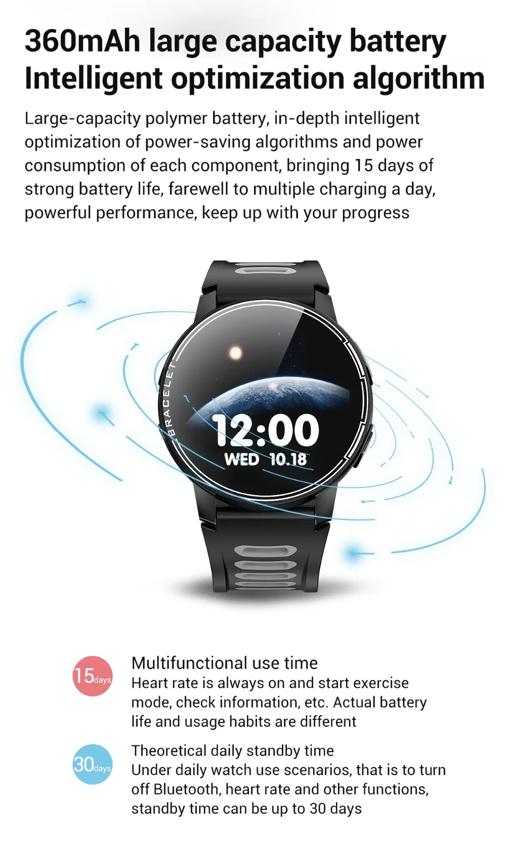 2020 New L6 Smart Watch Ip68 Waterproof Sport Men Women Fitness Tracker Heart Rate Monitor Smart Bracelet