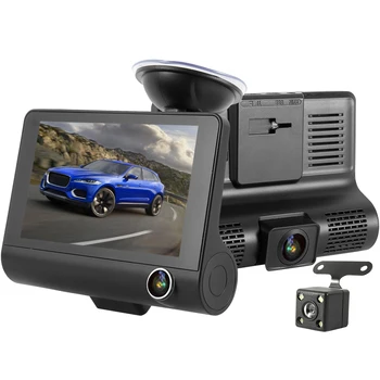 

Car DVR Dash Cam G-sensor Rear View 3 Camera Lens 1080P HD Car Rearview Mirror 170 Degree Night Vision Registrator Dashcam