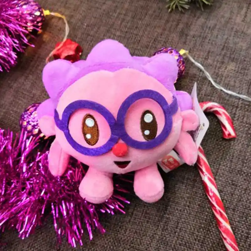 purple 15 см русская мультяшная игрушка для малышей кролик свинья куклы-панды плюшевые животные игрушки подарки на день рождения для девочек мальчиков детей - Цвет: purple