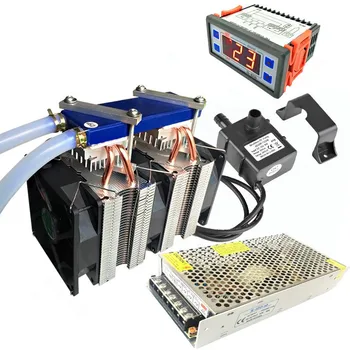 

Fish tank water cooler miniature 30L computer water cooler household DIY semiconductor chiller Kit 144W