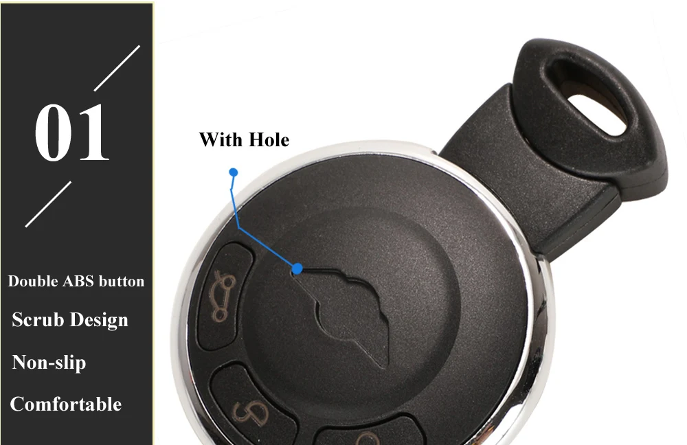 Keyforkess KR55WK49333 315/ 433/ 868MHz ID46 PCF7953 Smart Remote Key per BMW MINI COOPER S ONE D CLUBMAN COUNTRYMAN CABRIO Auto - H7c8f7321cd354b5faf2875408fe92a78W