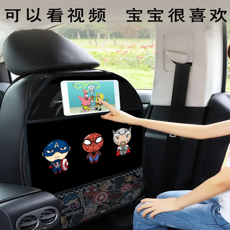 1pcs Cute Children Car Anti Kick Mat Car Seat Back Protector Baby Waterproof Anti Dirt Pad for Kick Mat for Accessories car seat protector