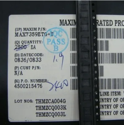 3 шт./лот MAX7359ETG+ Новинка