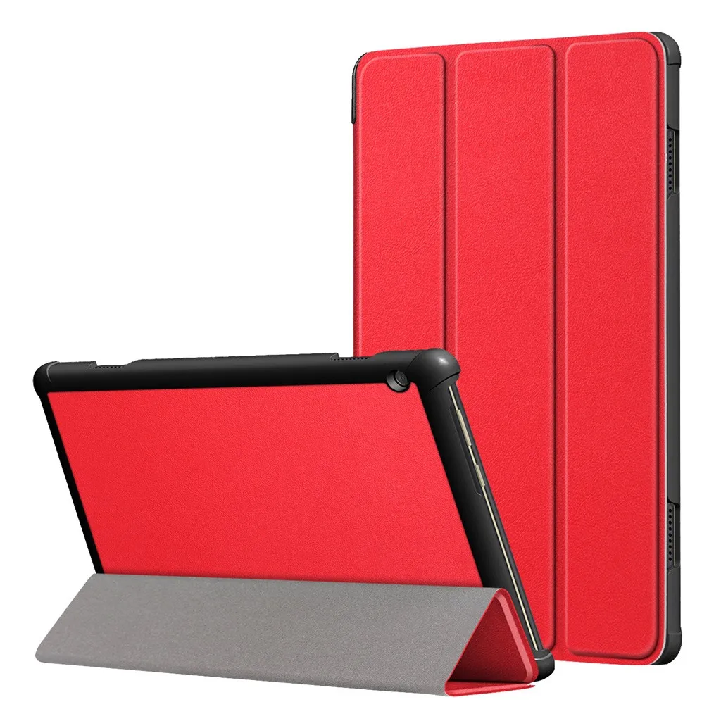 Чехол для планшета lenovo Tab M10 10,1 дюймов TB-X605F/L Tri-Fold PU+ кожаный чехол-подставка для lenovo Tab M10 10," TB-X605F funda