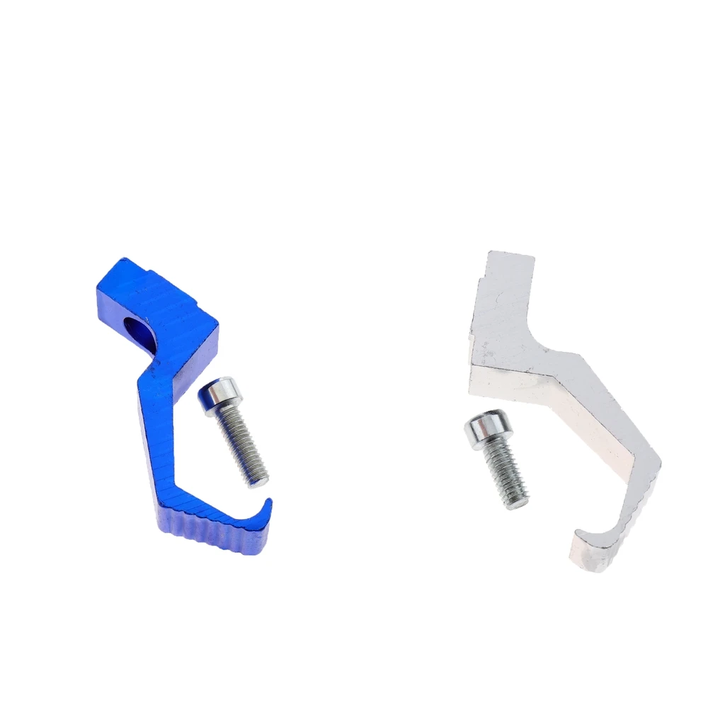 Motorcycle Helmet Hook, 2pcs Hat Wall Mount Display Rack Shelf White+Blue