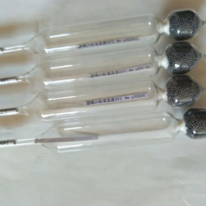 

Hydrometer Tester Vintage measuring bottle Set Tools Alcoholmeter Alcohol Meter Wine Concentration Meter 0-50 hydrometer alcohol