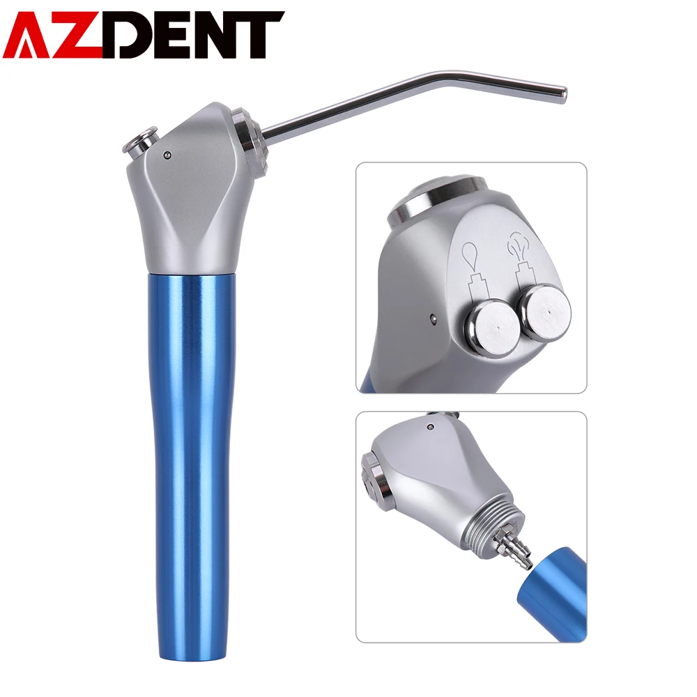

1 Set Dental Air Water Spray Triple 3 Way Syringe Handpiece + 2 Nozzles Tips Tubes For Dental Lab Blue/Green Available