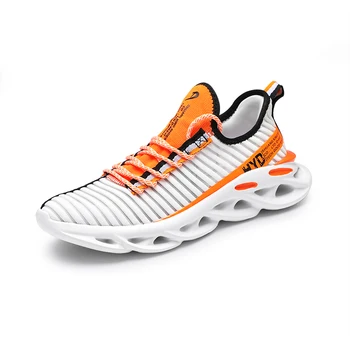 

Trending Style Summer Casual Shoes 2020 Fashion Women Mesh Sneakers Personality Lover Shoes Flyknitted Men's Tennis Street Big48