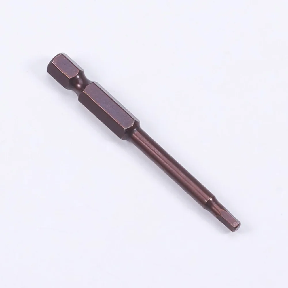Utoolmart 10 шт. 1/4 ''H2.5 H3 шестигранный хвостовик отвертки S2 50/65 мм Длина Магнитный шестигранной головкой винт драйвер для бурового долота pdc ремонтных инструментов